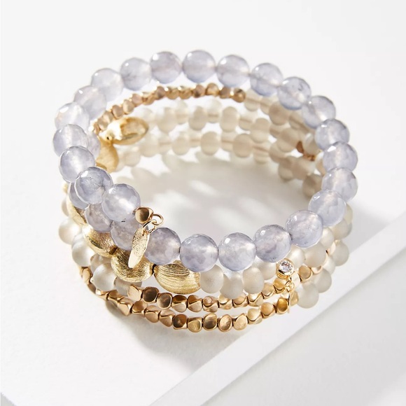 Anthropologie Jewelry - New Anthropologie x Serefina Beaded Coil Bracelet